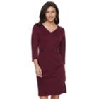 Women's Jennifer Lopez Textured Dress, Size: Small, Med Purple