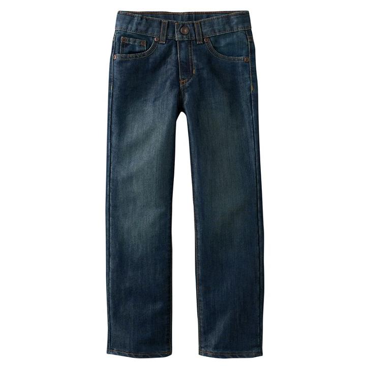 Boys 4-7x Sonoma Goods For Life&trade; Slim Washed Straight-leg Jeans, Boy's, Size: 7x, Med Blue