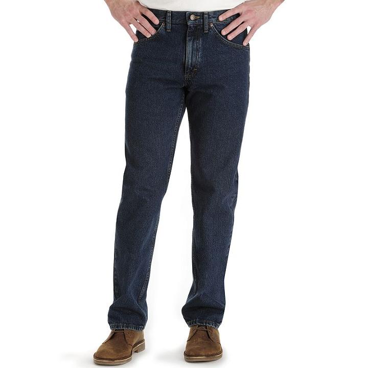 Men's Lee Regular Fit Straight Leg Jeans, Size: 36x32, Med Blue