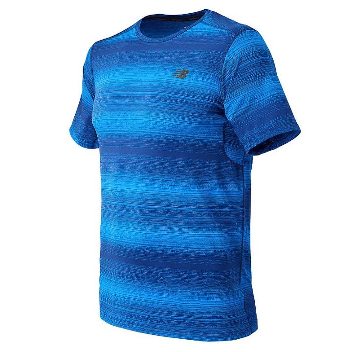 Boys 8-20 New Balance Space-dye Performance Tee, Men's, Size: Medium, Light Blue