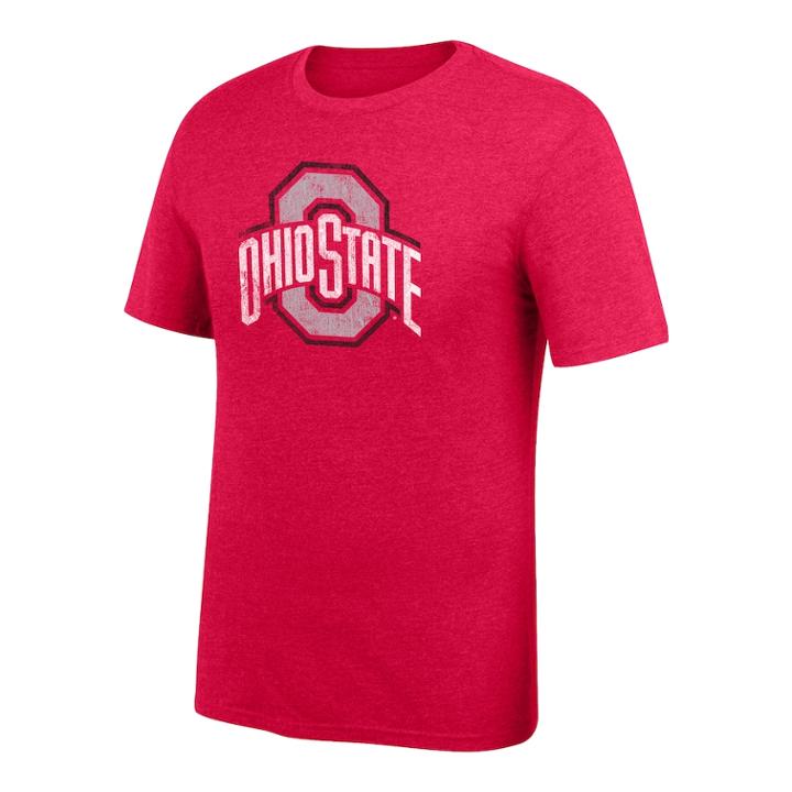 Men's Ohio State Buckeyes Staple Tee, Size: Small, Brt Red