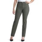 Women's Gloria Vanderbilt Amanda Classic Tapered Jeans, Size: 2 Short, Dark Green