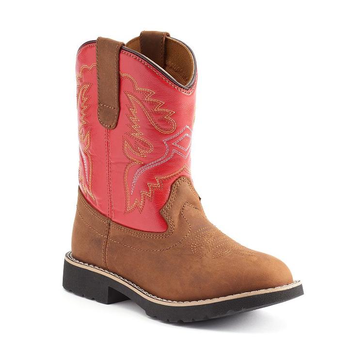 Itasca Kid's Western Boots, Size: 10 T, Brown