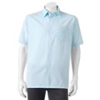 Men's Croft & Barrow&reg; Signature Classic-fit Microfiber Button-down Shirt, Size: Xl, Blue (navy)