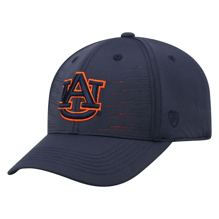 Adult Top Of The World Auburn Tigers Dazed Performance Cap, Men's, Blue (navy)