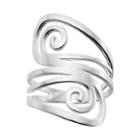 Primrose Sterling Silver Swirl Ring, Women's, Size: 8, Grey