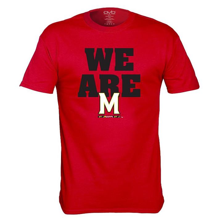 Men's Maryland Terrapins We Are Tee, Size: Xl, Red