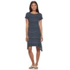 Women's Apt. 9&reg; Shark-bite T-shirt Dress, Size: Xl, Blue