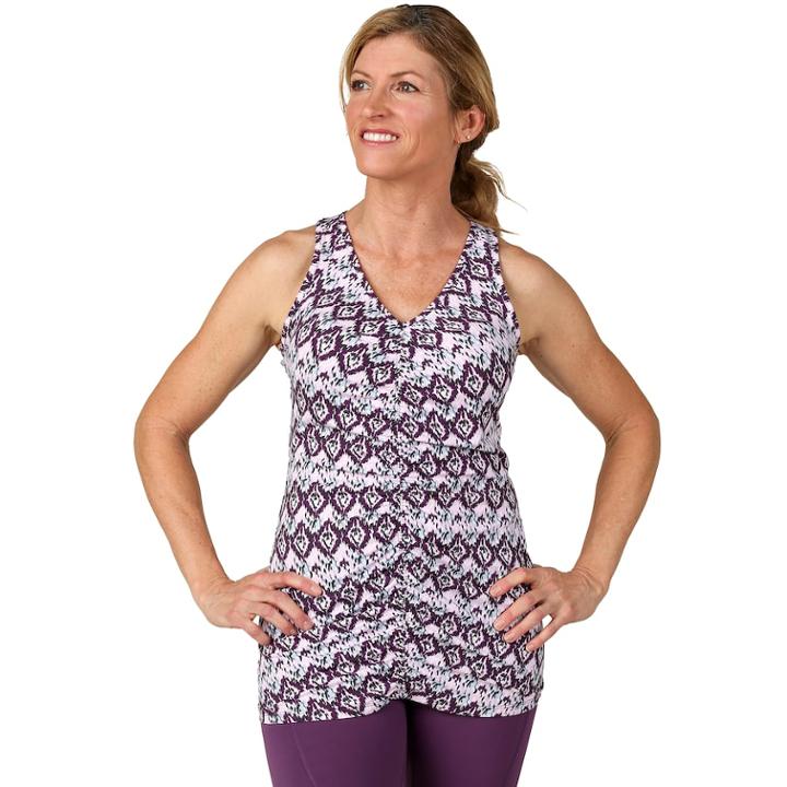 Women's Soybu Daydream Yoga Tunic Tank, Size: Xl, Light Pink