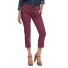 Petite Sonoma Goods For Life&trade; Straight-leg Sateen Ankle Pants, Women's, Size: 4 Petite, Drk Purple