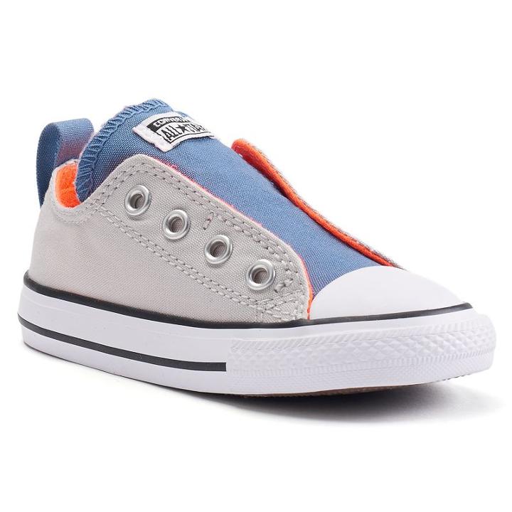 Toddler Converse Chuck Taylor All Star Simple Slip Shoes, Boy's, Size: 6 T, Light Grey