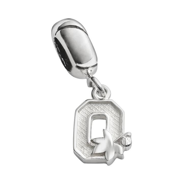 Dayna U Ohio State Buckeyes Sterling Silver Logo Charm, Women's, Grey