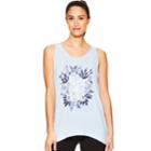 Women's Gaiam Fiona Yoga Graphic Tank, Size: Xs, Blue