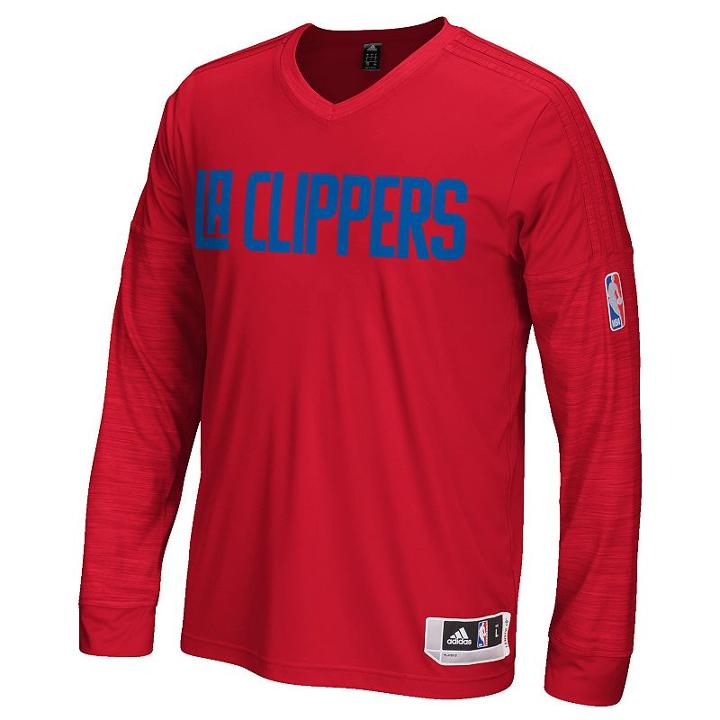 Men's Adidas Los Angeles Clippers On Court Tee, Size: Xl, Black