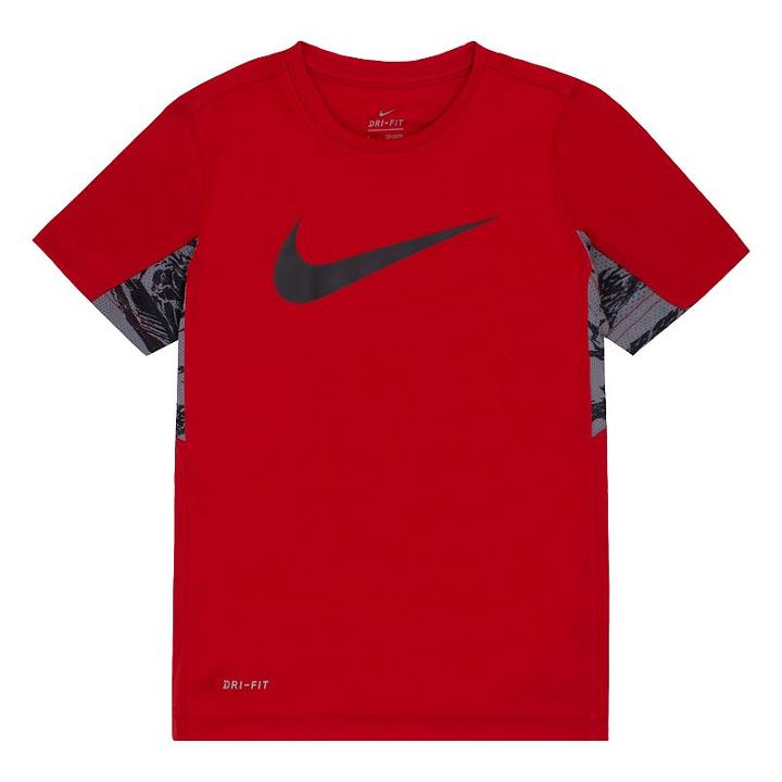 Boys 4-7 Nike Swoosh Dri-fit Mesh Tee, Size: 7, Brt Red