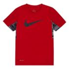 Boys 4-7 Nike Swoosh Dri-fit Mesh Tee, Size: 7, Brt Red