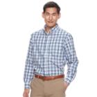 Men's Croft & Barrow&reg; Classic-fit Patterned Easy-care Button-down Shirt, Size: Medium, Natural