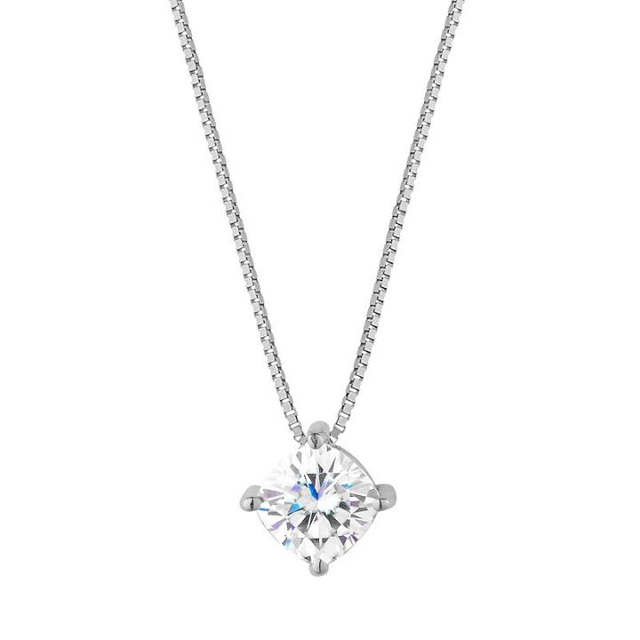 Forever Brilliant 14k Gold 3/4 Carat T.w. Lab-created Moissanite Pendant, Women's, Size: 18, White