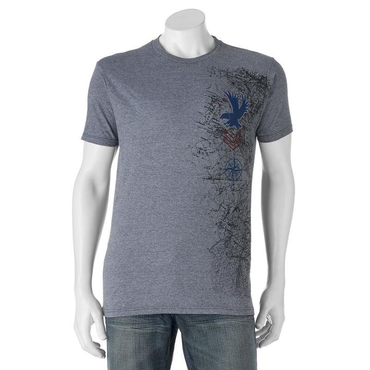 Men's Apt. 9&reg; Graphic Tee, Size: Xl, Med Grey
