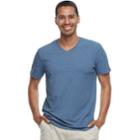 Men's Sonoma Goods For Life&trade; Flexwear V-neck Tee, Size: Large, Blue (navy)
