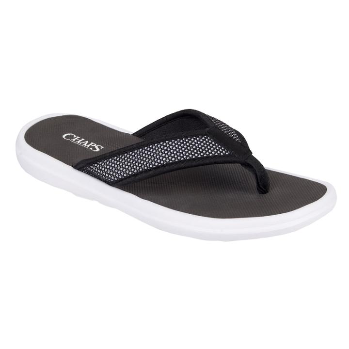 Men's Chaps Mesh Thong Sandals, Size: Xl, White