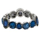 Simply Vera Vera Wang Blue Simulated Crystal Stretch Bracelet, Women's