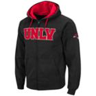 Men's Unlv Rebels Full-zip Fleece Hoodie, Size: Xl, Light Grey