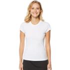 Women's Grand Slam Performance Cap Sleeve Golf Top, Size: Small, White
