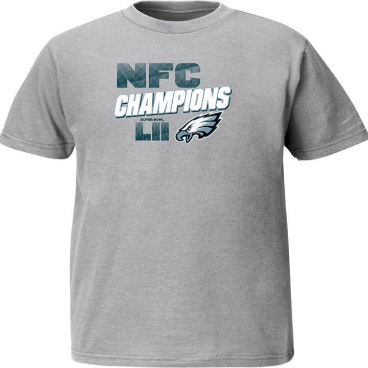 Boys 8-20 Philadelphia Eagles 2017 Champions Wonderstruck Tee, Size: Large, Grey