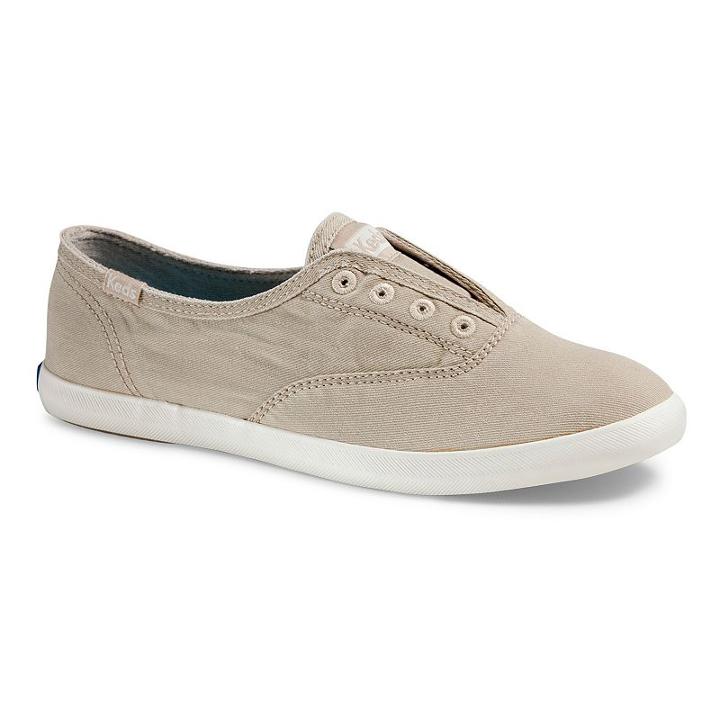 Keds Chillax Women's Slip-on Shoes, Size: Medium (6.5), Lt Beige