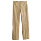Boys 8-20 Chaps Chino Pants, Size: 10, Beig/green (beig/khaki)