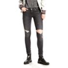 Women's Levi's&reg; 711 Skinny Jeans, Size: 34(us 18)m, Black