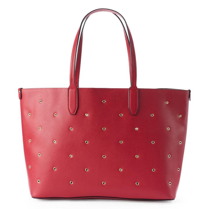 Mondani Loren Grommet Tote, Women's, Red