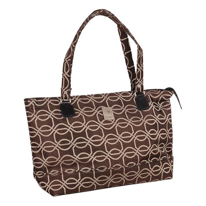 Jenni Chan Links 15-inch Laptop Overnight Travel Bag, Adult Unisex, Brown