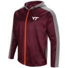 Men's Campus Heritage Virginia Tech Hokies Sleet Full-zip Hoodie, Size: Large, Med Red