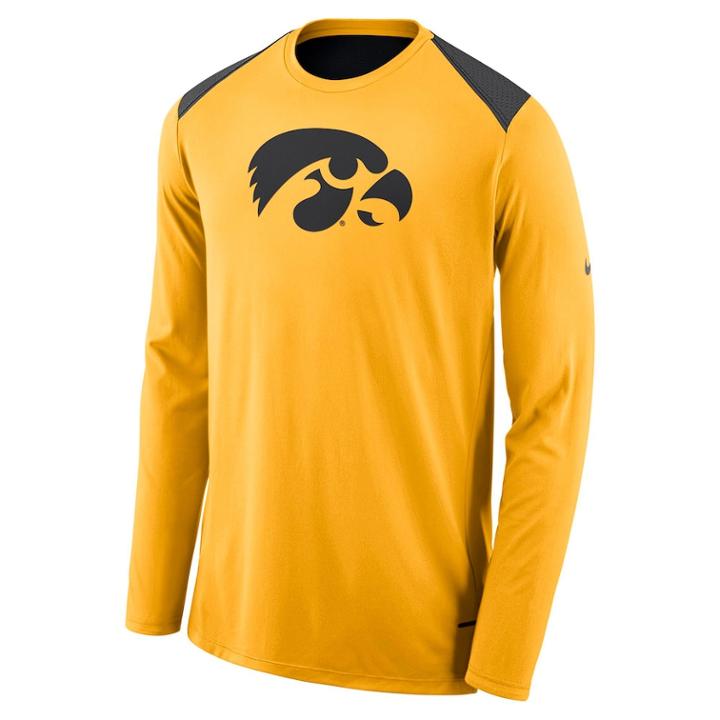 Men's Nike Iowa Hawkeyes Shooter Tee, Size: Medium, Gold