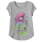 Plus Size Girls 7-16 So&reg; Curved-hem Graphic Tee, Girl's, Size: 12 1/2, Med Grey