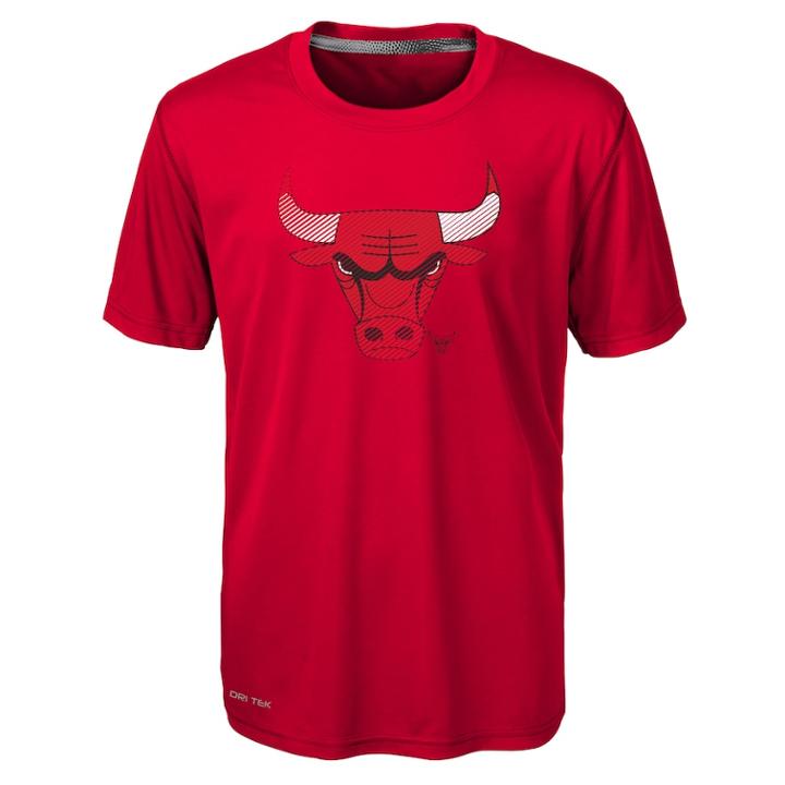 Boys 8-20 Chicago Bulls Motion Offense Tee, Size: Xl 18-20, Red