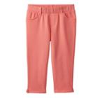 Girls 4-10 Jumping Beans&reg; Solid Capri Jeggings, Girl's, Size: 4, Lt Orange