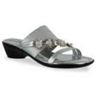 Tuscany By Easy Street Paradiso Women's Sandals, Size: 7.5 Wide, Silver