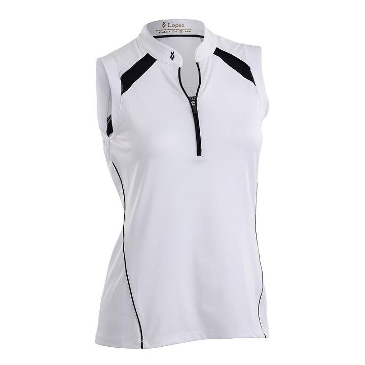 Plus Size Nancy Lopez Sporty Sleeveless Golf Polo, Women's, Size: 3xl, White Oth
