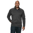 Big & Tall Sonoma Goods For Life&trade; Modern-fit Supersoft Sweater Fleece Mockneck Pullover, Men's, Size: 3xb, Dark Grey
