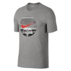 Men's Nike Upside Down Basketball Tee, Size: Medium, Grey Other
