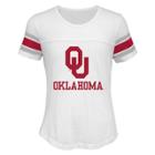 Girls 7-16 Oklahoma Sooners Team Pride Burnout Tee, Size: S 7-8, White