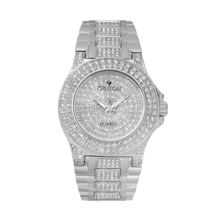 Croton Women's Austrian Crystal Watch, Grey