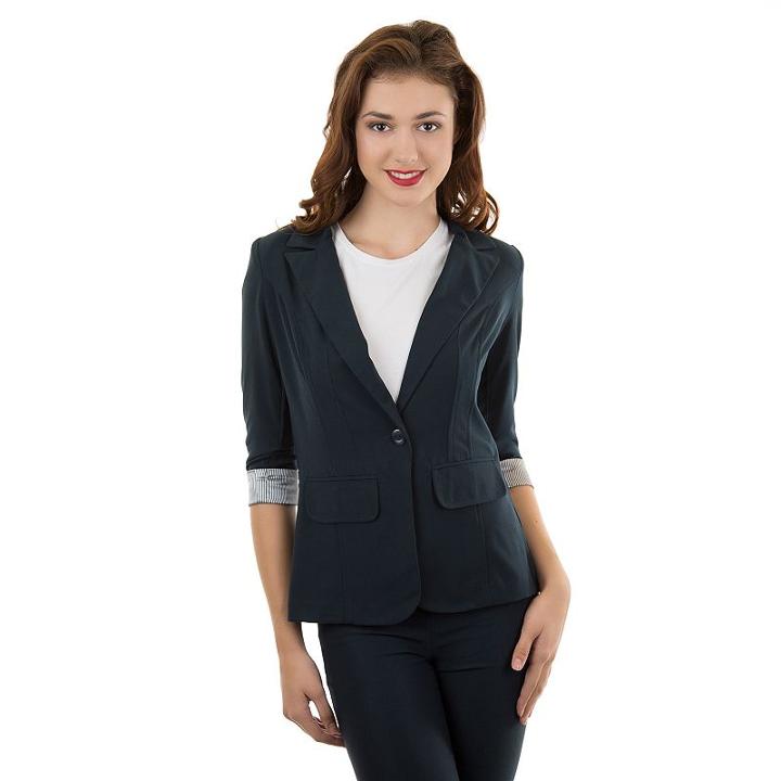 Juniors' Iz Byer California Boyfriend Blazer, Girl's, Size: Xl, Blue (navy)