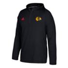 Men's Adidas Chicago Blackhawks Authentic Training Pullover, Size: Large, Black