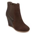 Journee Collection Linae Women's Wedge Ankle Boots, Size: Medium (9), Med Brown