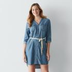 Women's Sonoma Goods For Life&trade; Chambray Shirtdress, Size: Xl, Med Blue