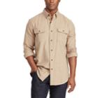 Big & Tall Chaps Classic-fit Herringbone Button-down Work Shirt, Men's, Size: 2xb, Beige Over